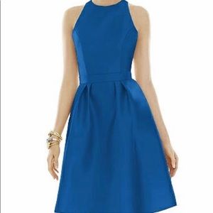 Alfred Sung D696, size 12 in Royalty Blue